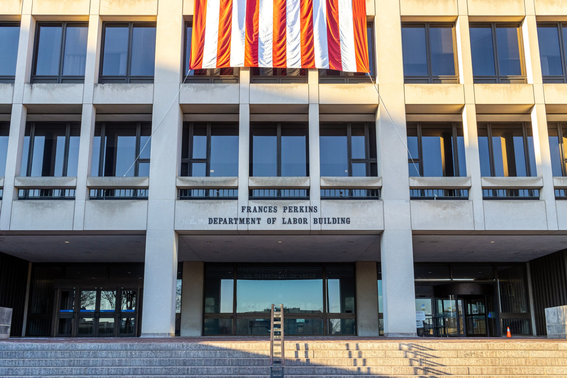 Frances Perkins U.S. Department of Labor Building entrance